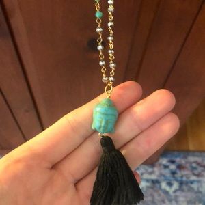 Buddha Tassel Necklace